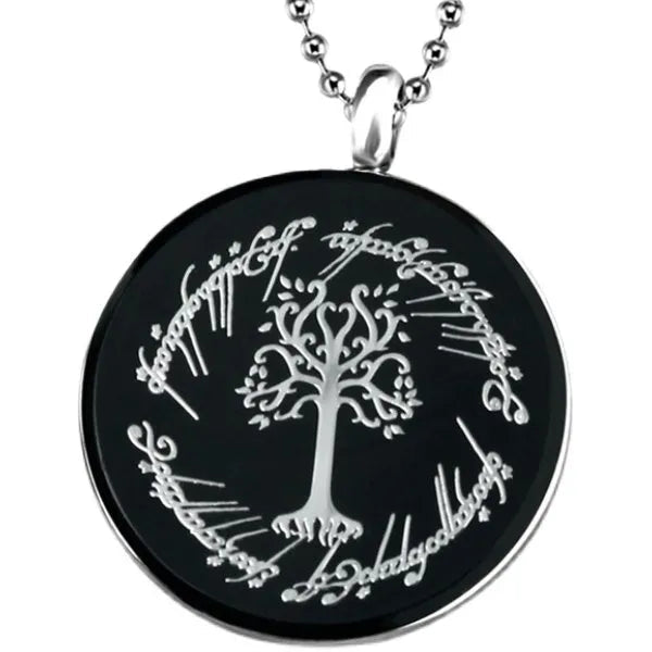 Gondor White Tree pendant necklace - additional view