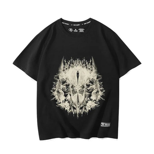 The Lord of the Rings movie The Hobbit Gollum peripheral fake two-piece short-sleeved men's and women's summer T-shirts