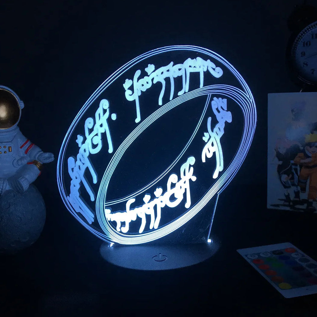 The One Ring 3D LED Night Light - Lord of the Rings - product image 04
