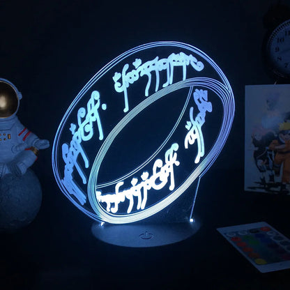 The One Ring 3D LED Night Light - Lord of the Rings - product image 04
