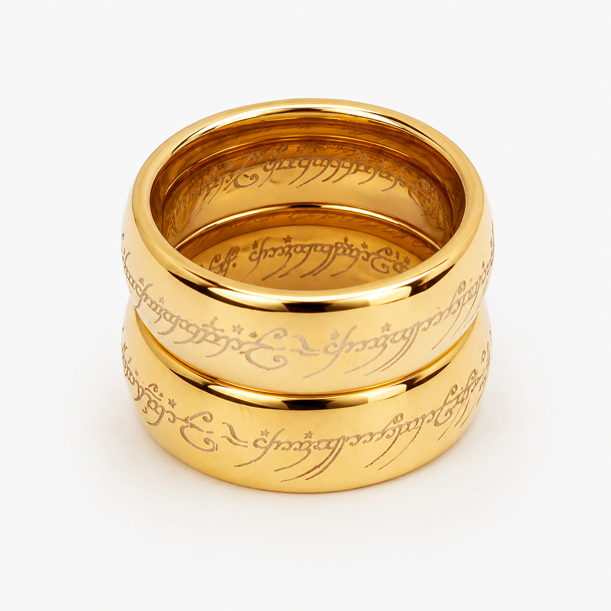 Lord of the Rings Wedding Band Pair