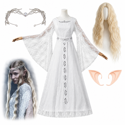 Kostýmový cosplay set Galadriel - Pán prstenů