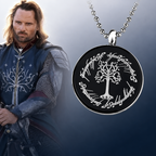 Kolye me mentagion Lefko Dentro tis Gondor - O Archontas ton Dachtylidion