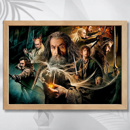 Lord of the Rings Wooden Puzzle - Bilbo's Adventure artwork