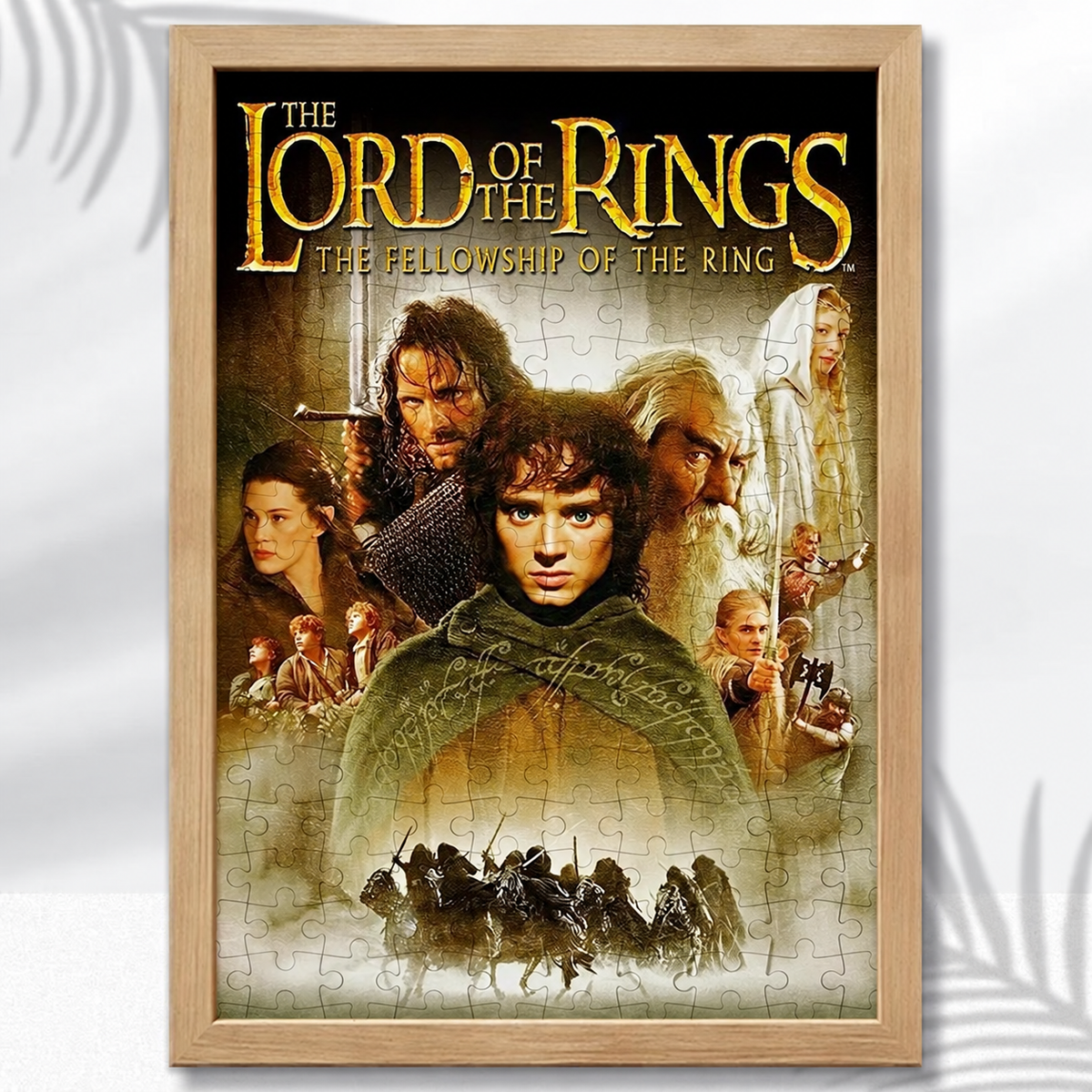 Lord of the Rings Wooden Puzzle - The Fellowship of the Ring artwork