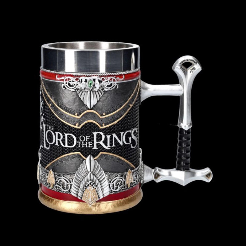 Lord of the Rings stainless steel beer mug product photo 2