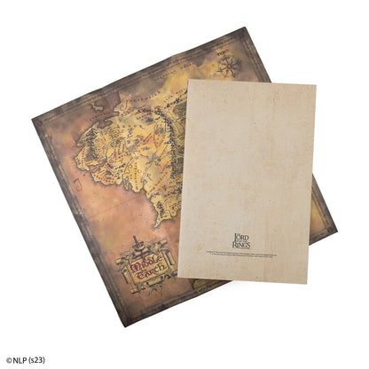 Hardcover zápisník Pán prstenů se skládací mapou