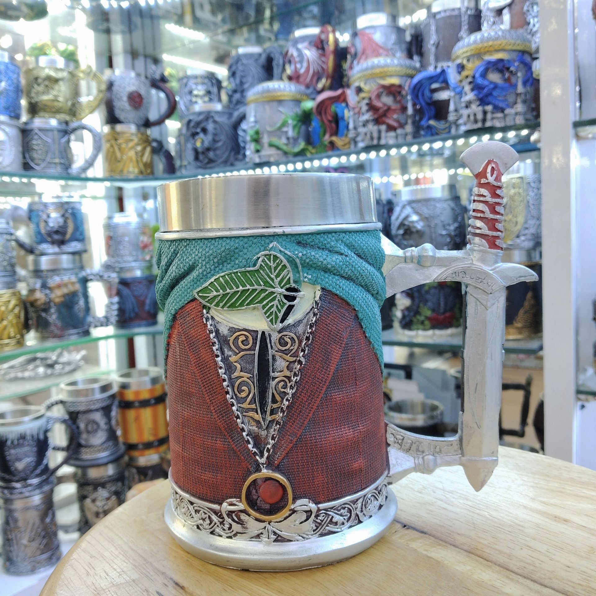Lord of the Rings stainless steel beer mug detail image 13
