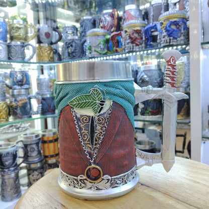 Lord of the Rings stainless steel beer mug detail image 13