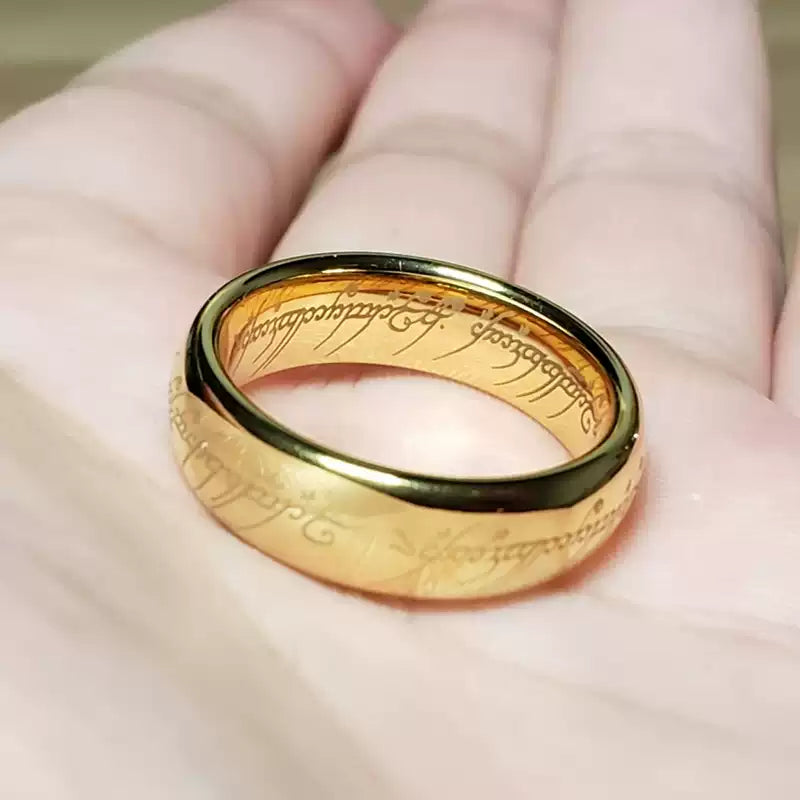 Lord of the Rings Tungsten Ring Premium Set