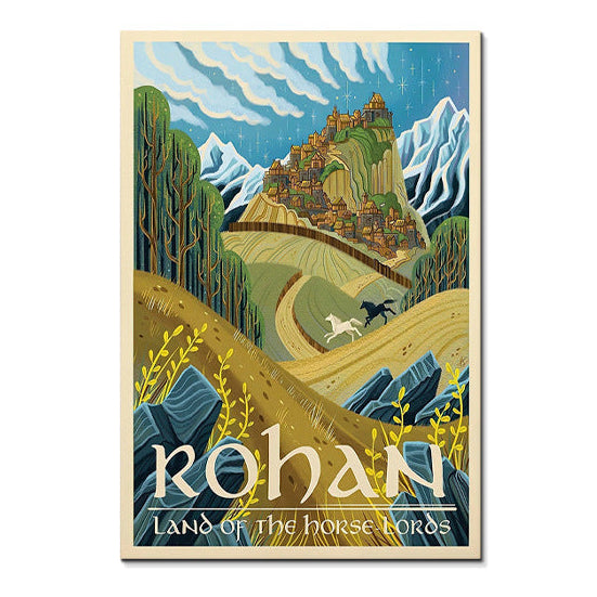 Middle-earth location canvas poster artwork 6