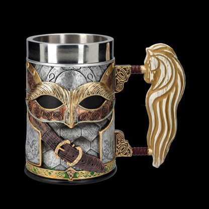 Lord of the Rings stainless steel beer mug collection with four fantasy styles