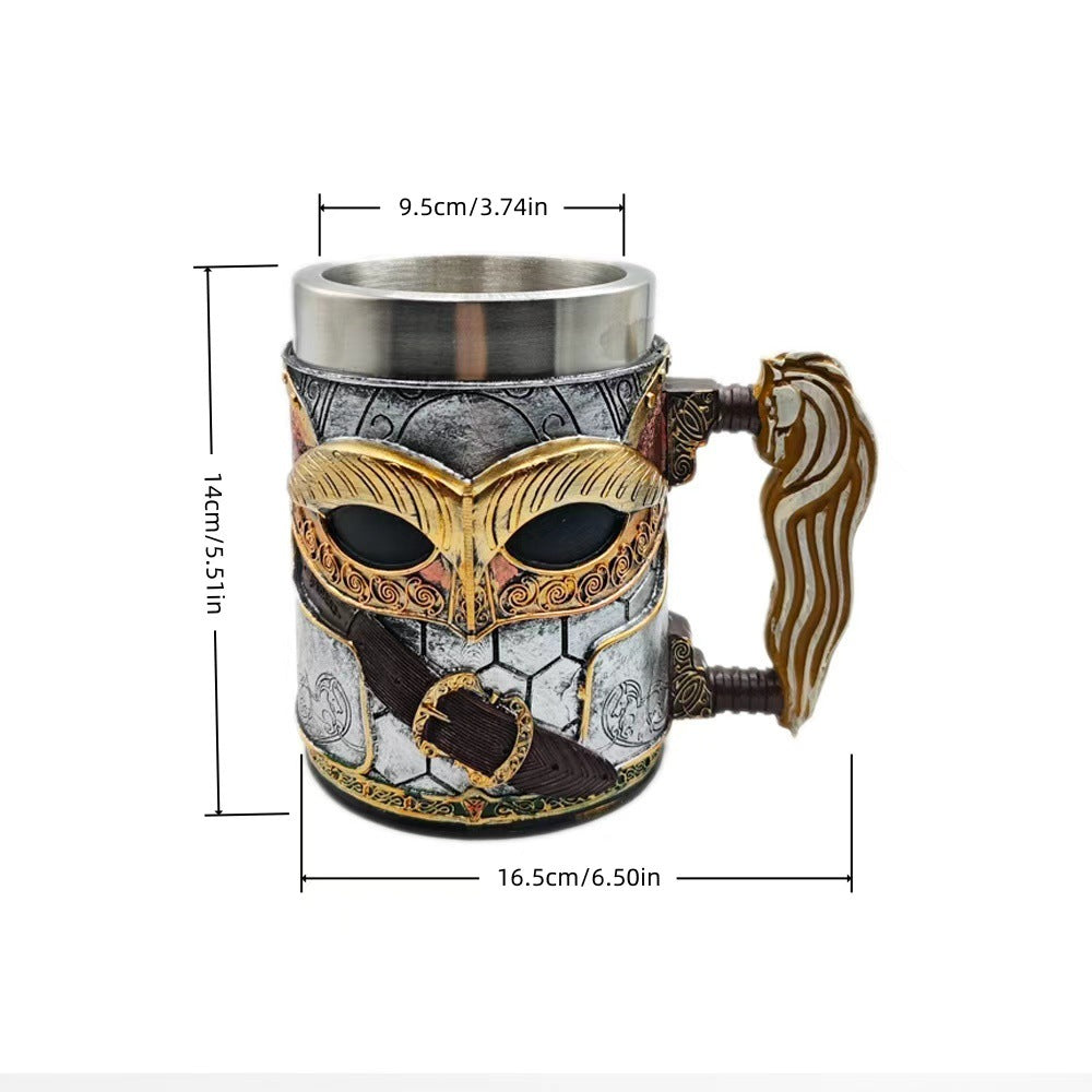 Lord of the Rings stainless steel beer mug detail image 1