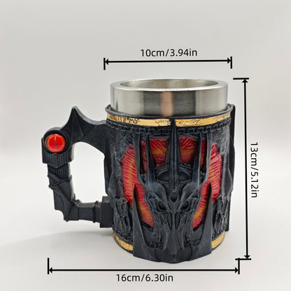 Lord of the Rings stainless steel beer mug detail image 3