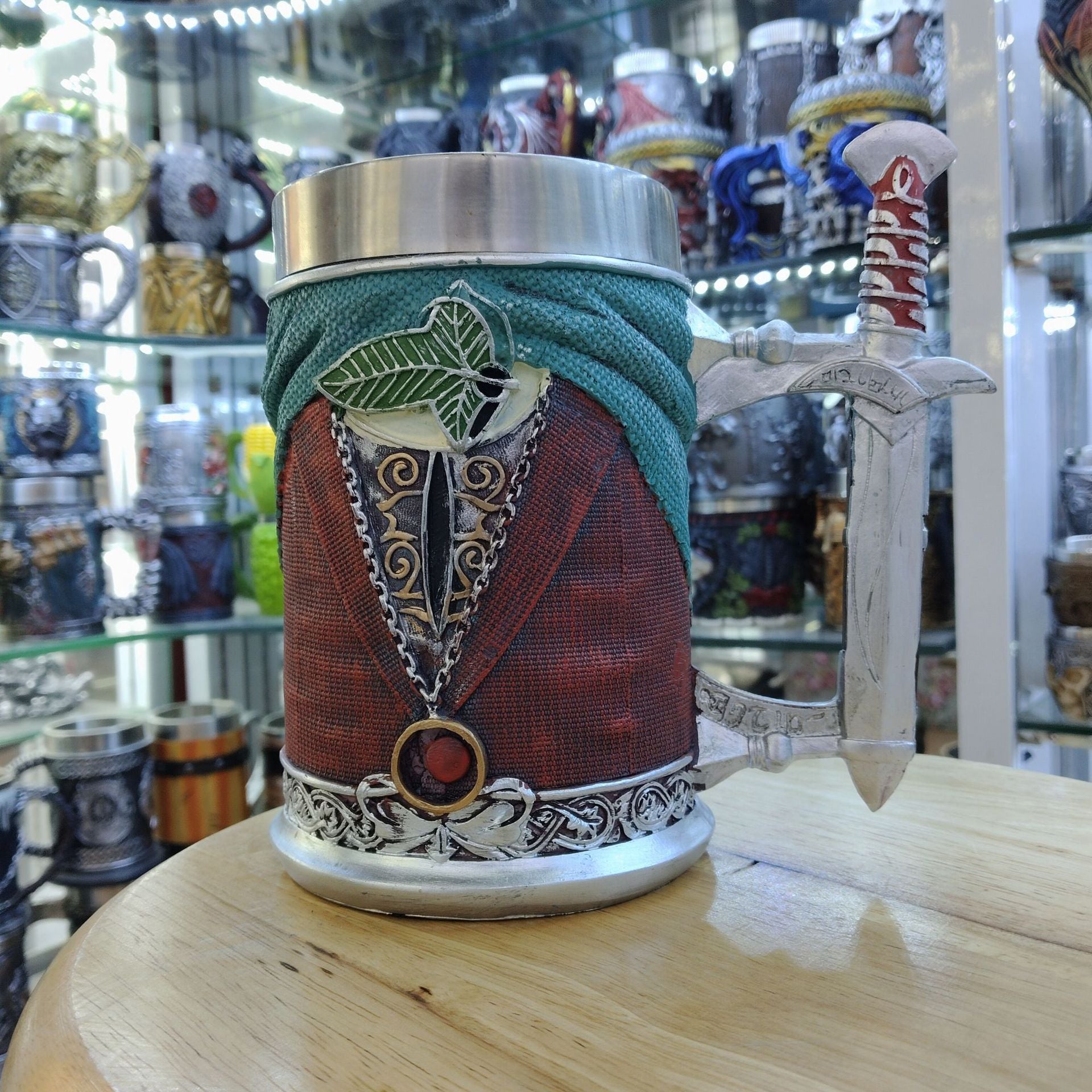 Lord of the Rings stainless steel beer mug detail image 12