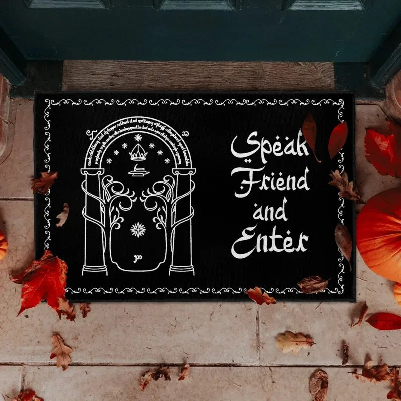 Middle Earth Lord of the Rings doormat rug