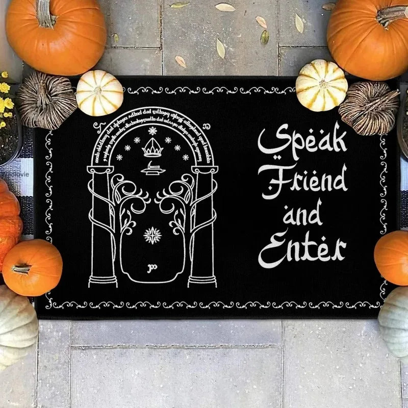 Middle Earth Lord of the Rings doormat rug