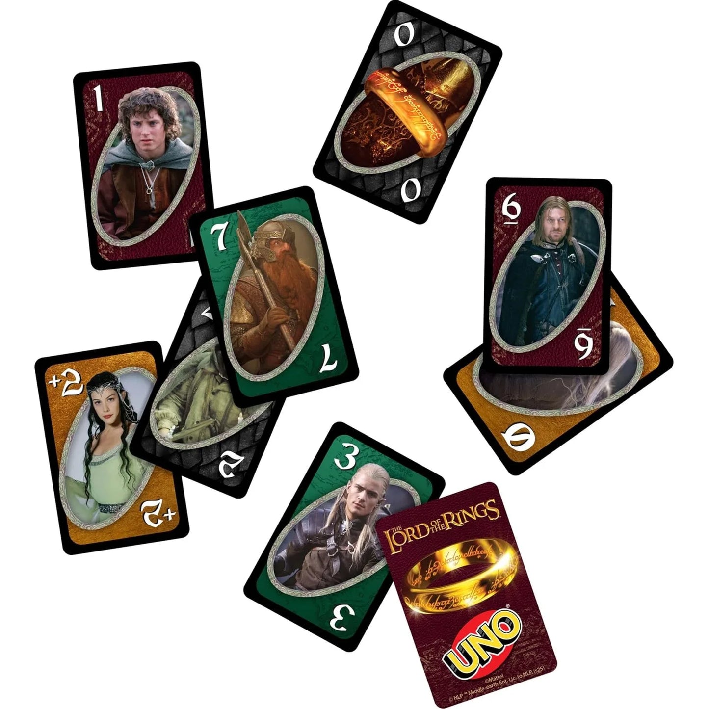 UNO The Lord of the Rings Card Game - 112 Cards