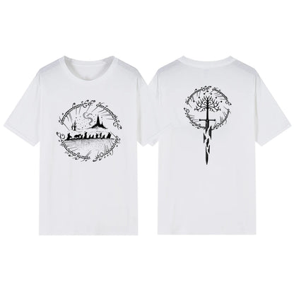Dames graphic T-shirt In de Ban van de Ring