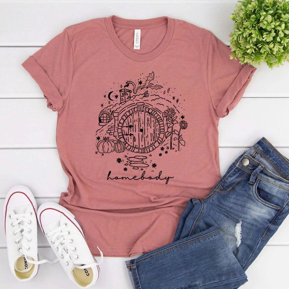Dame T-shirt The Shire Homebody - Ringenes Herre