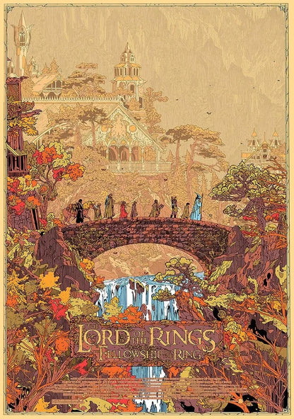 Midgård Rejse Plakat Canvas Print