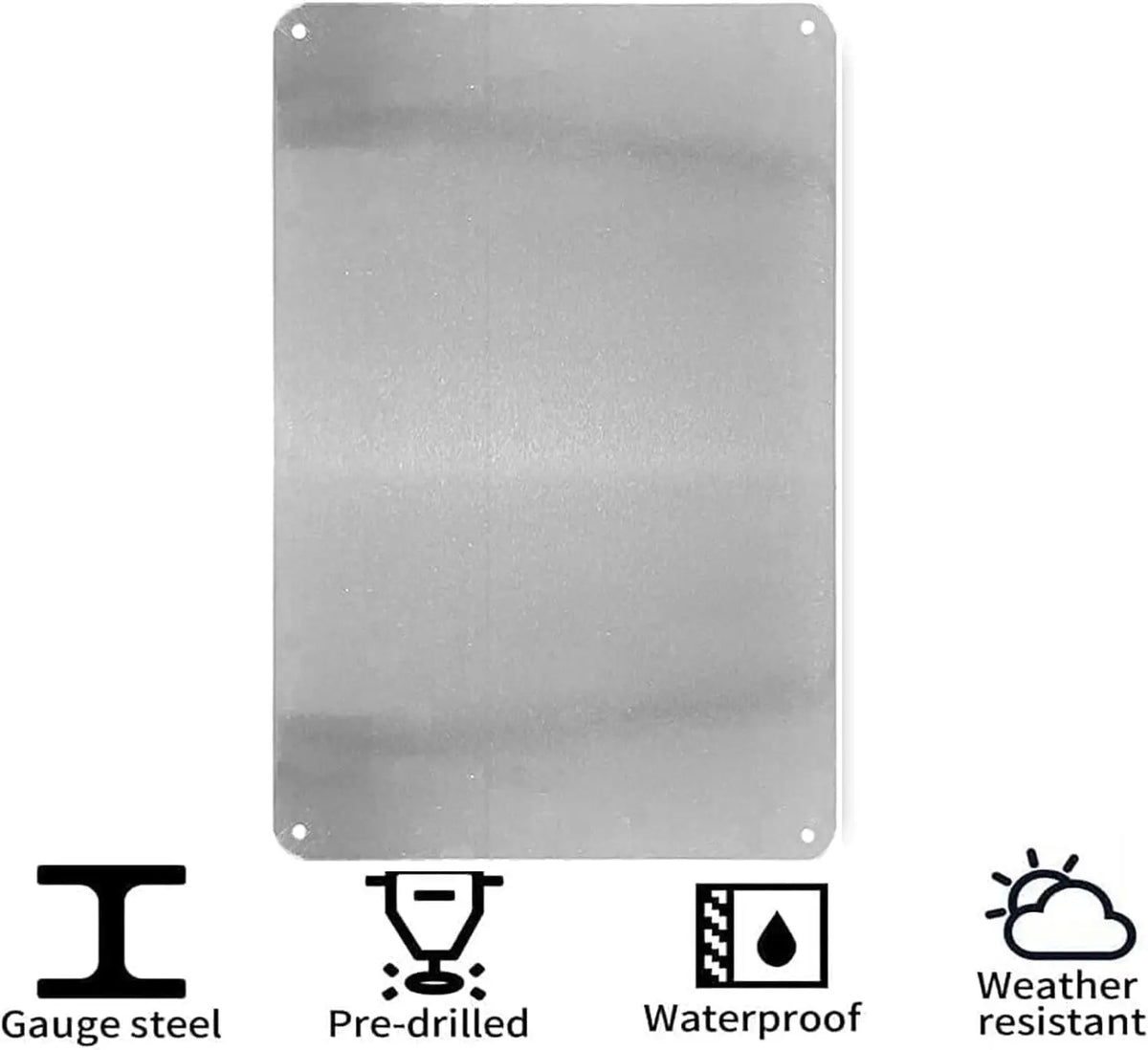 You Shall Not Pass aluminium wall sign - size options