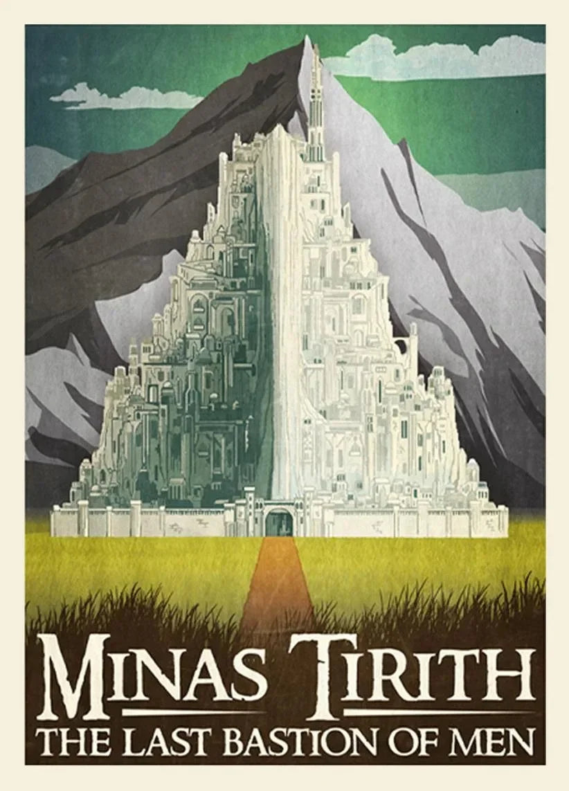 Midgård Rejse Plakat Canvas Print