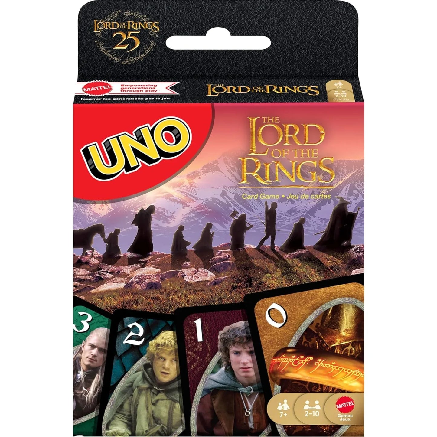 UNO The Lord of the Rings Card Game - 112 Cards