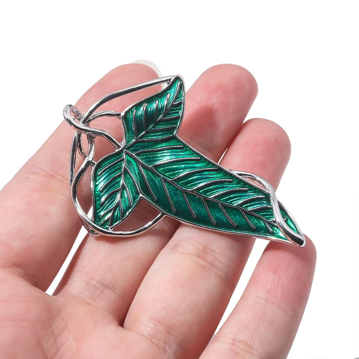 Lórien Elven Leaf Brooch - The Lord of the Rings - The One Store