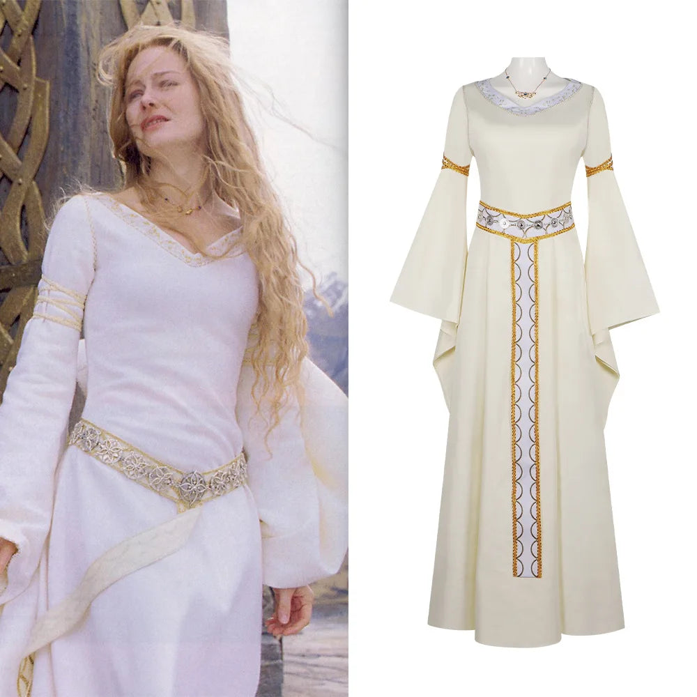 Éowyn prinsessekostumesæt - Ringenes Herre
