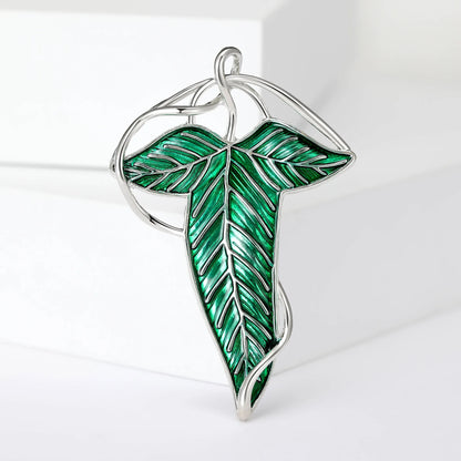 Lórien Elven Leaf Brooch - The Lord of the Rings - The One Store