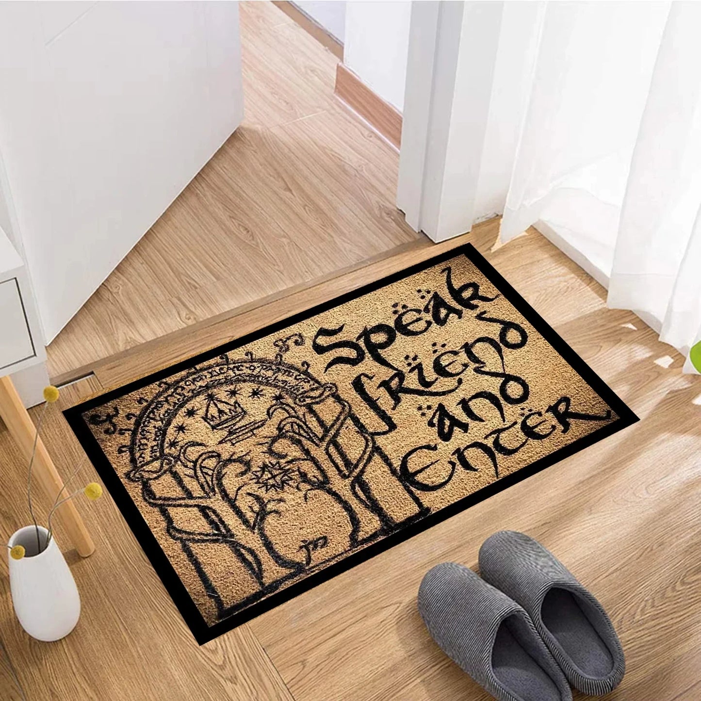 Middle Earth Lord of the Rings doormat rug