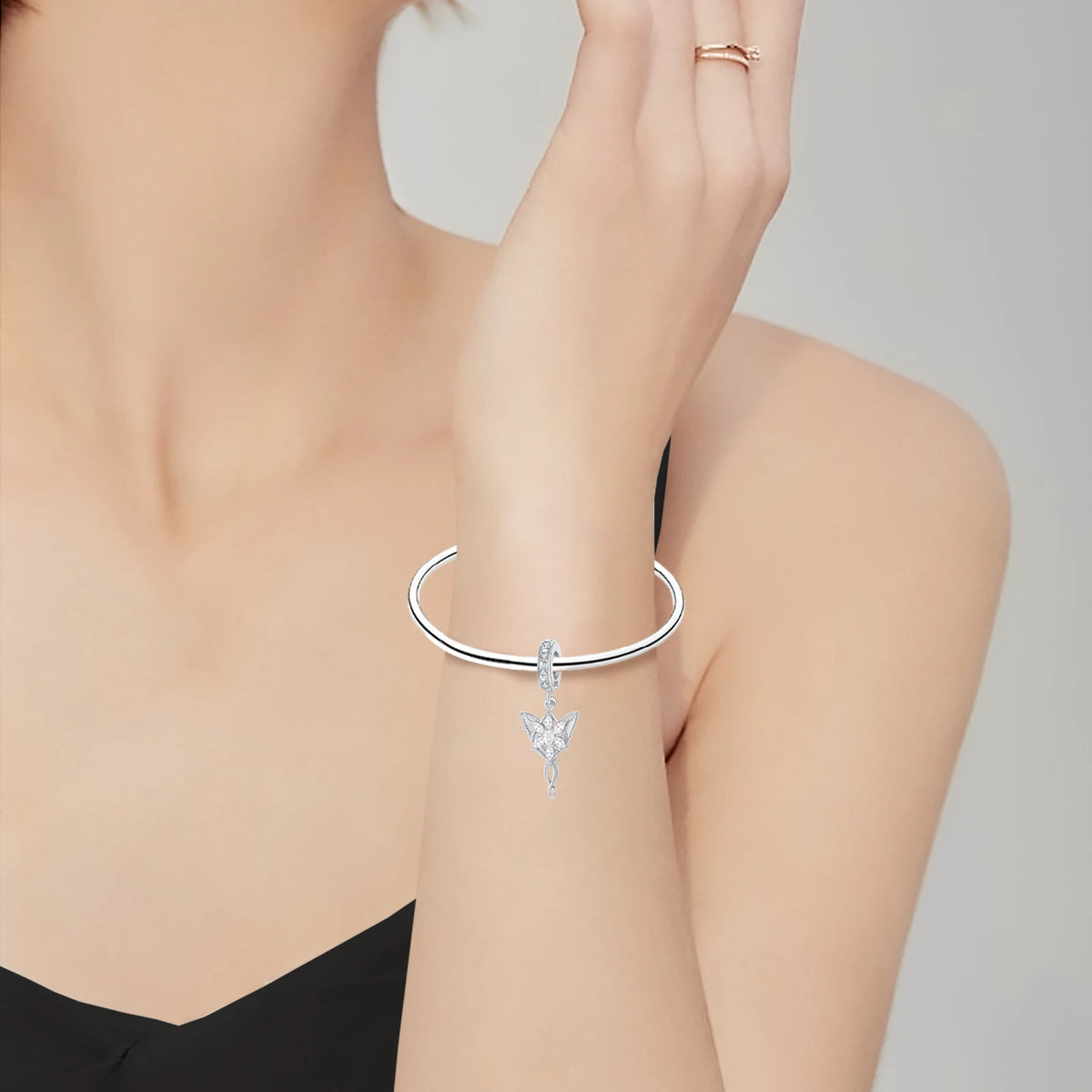 Berloque  de Prata Estrela Vespertina de Arwen O Senhor dos Anéis