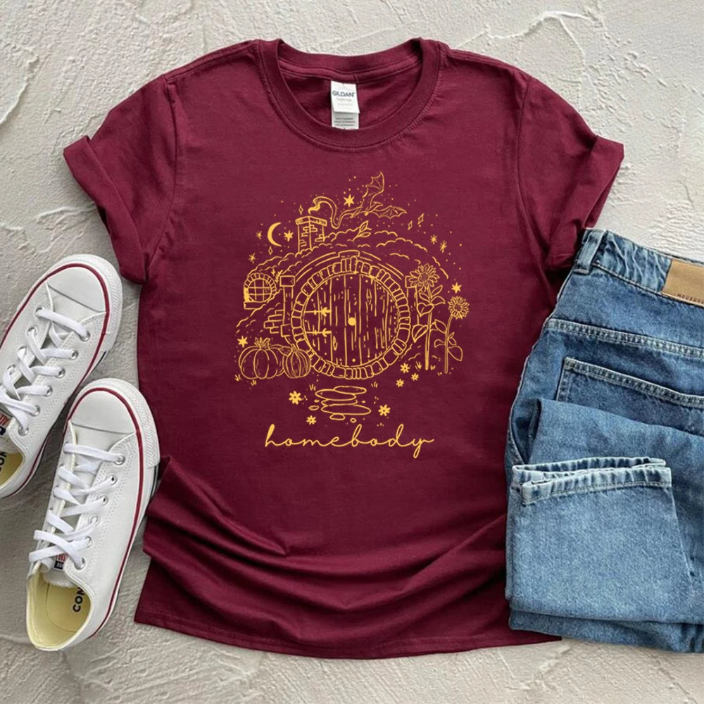 Dame T-shirt The Shire Homebody - Ringenes Herre
