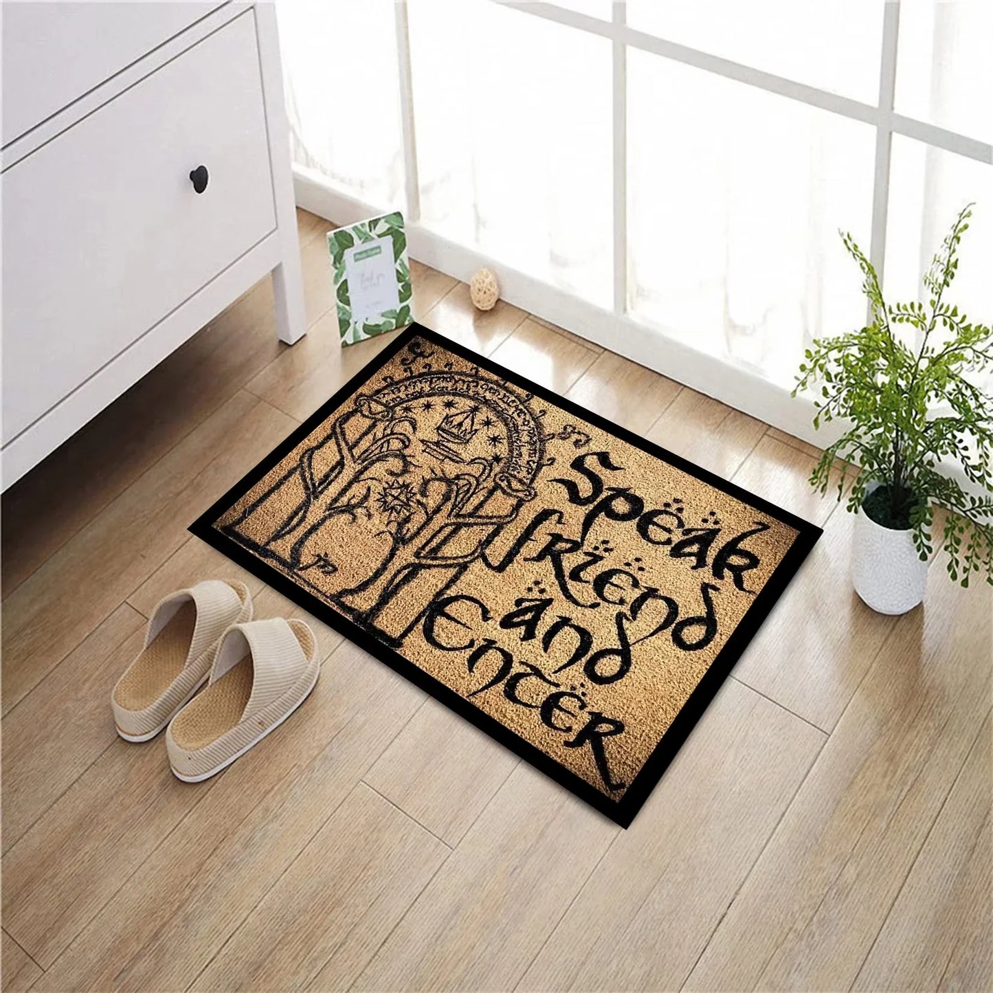 Middle Earth Lord of the Rings doormat rug