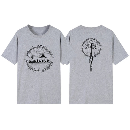Dames graphic T-shirt In de Ban van de Ring