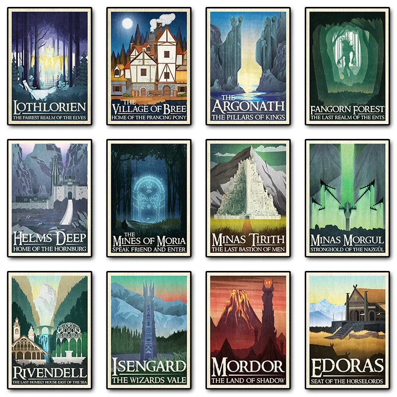 Lord of the Rings Canvas Posters - product detail image 01