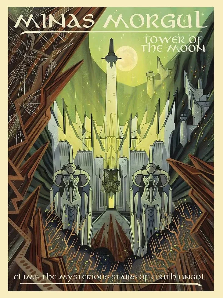 Midgård Rejse Plakat Canvas Print