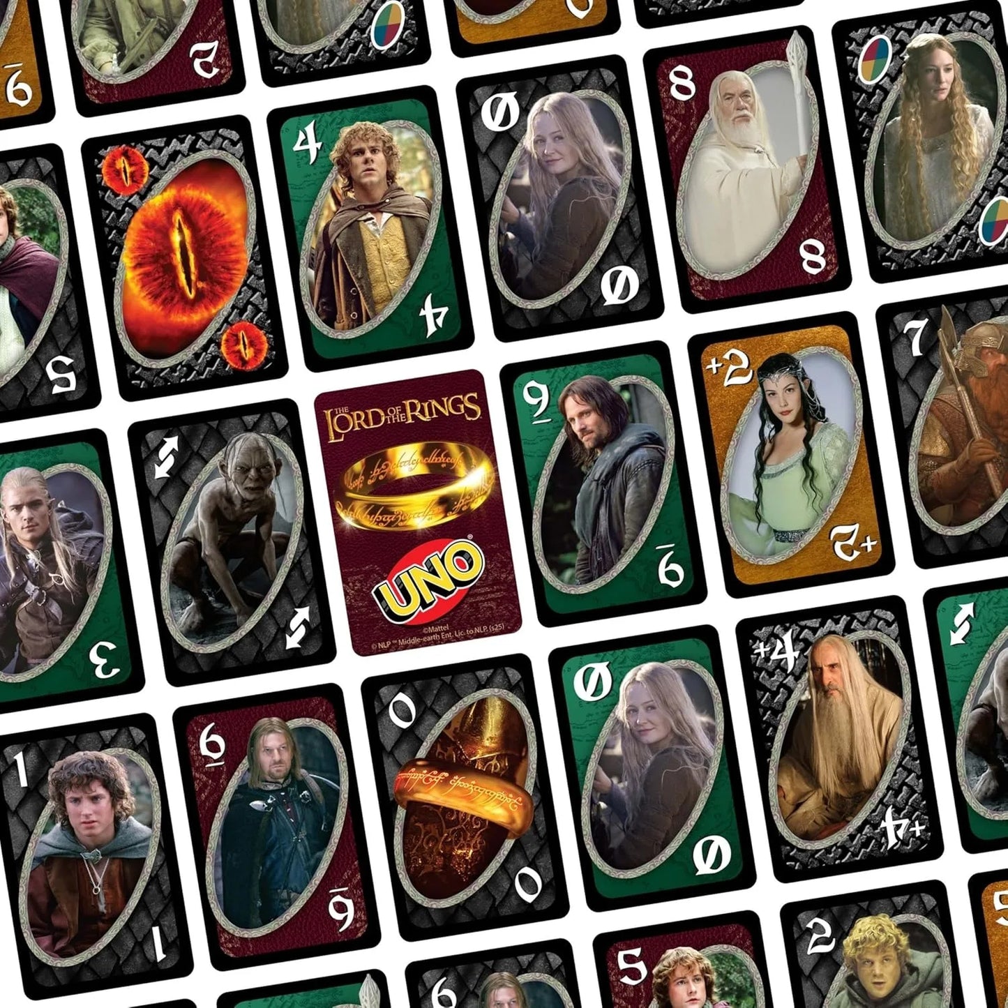 UNO The Lord of the Rings Card Game - 112 Cards