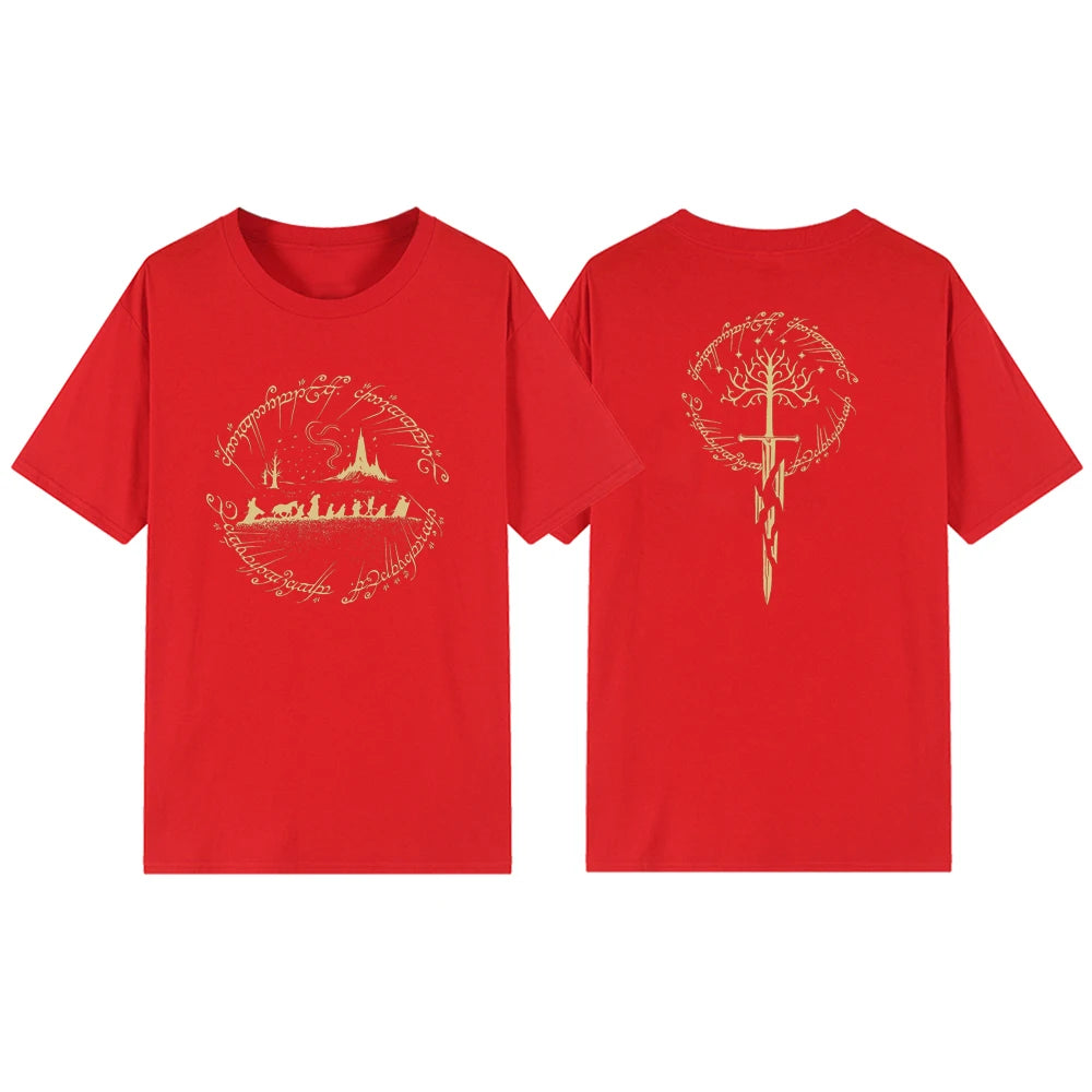Dames graphic T-shirt In de Ban van de Ring