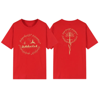 Dames graphic T-shirt In de Ban van de Ring