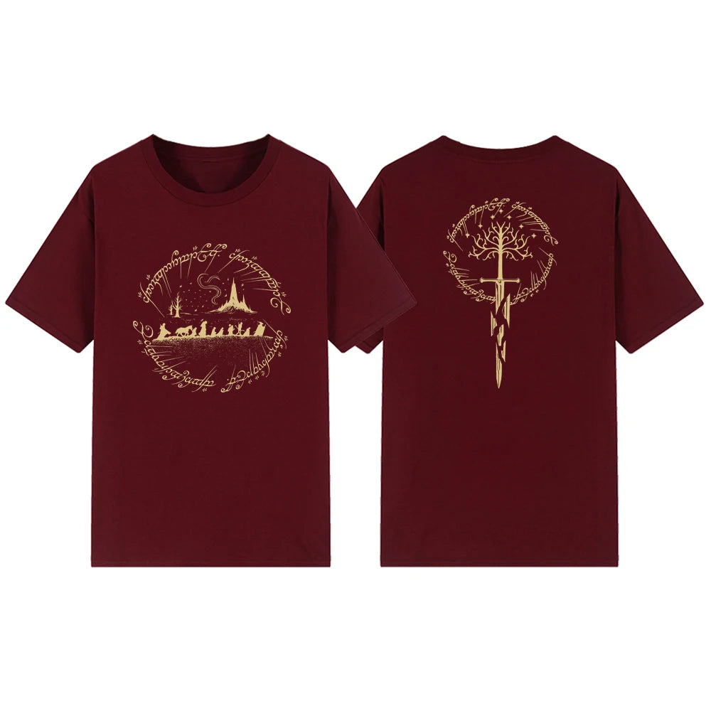 Dames graphic T-shirt In de Ban van de Ring