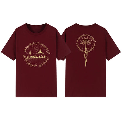 Dames graphic T-shirt In de Ban van de Ring