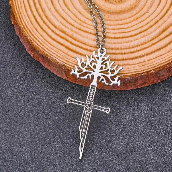 Colar Árvore Branca do Senhor dos Anéis