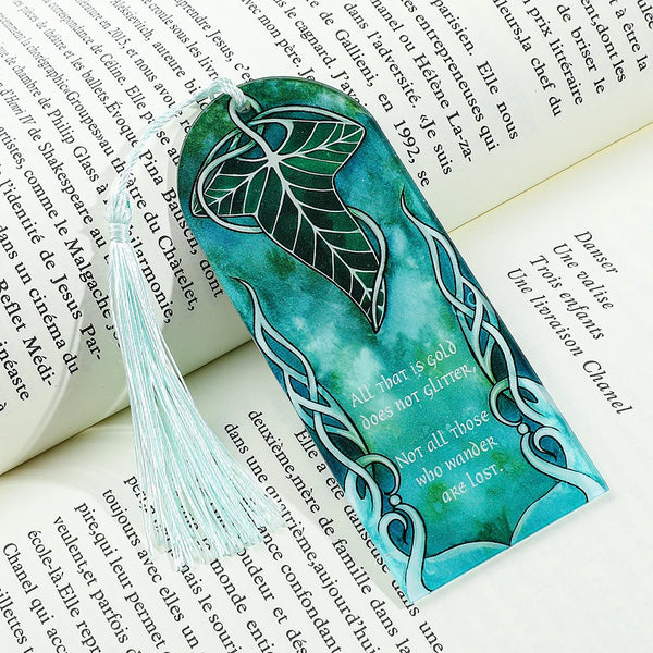 Marcador de Livro O Senhor dos Anéis em Acrílico