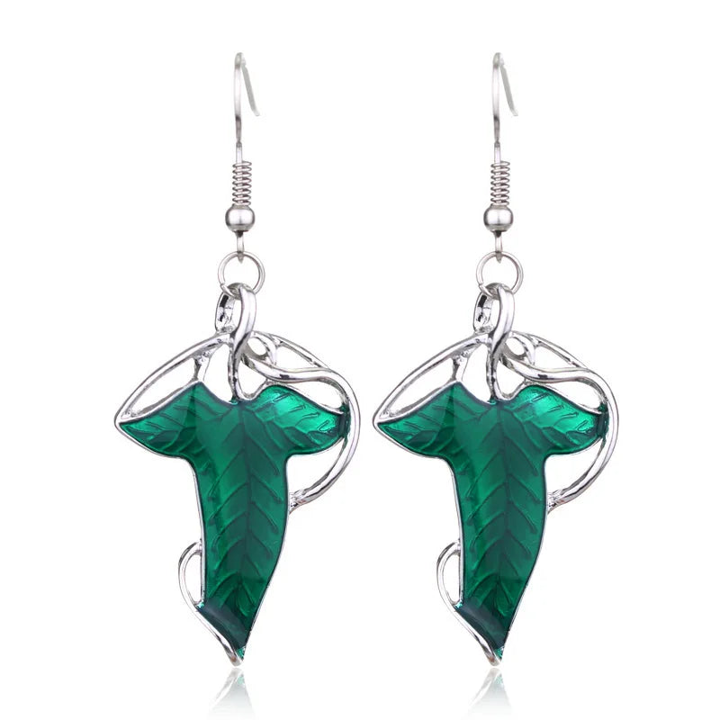 Brincos Élficos de Folhas de Lórien de O Senhor dos Anéis