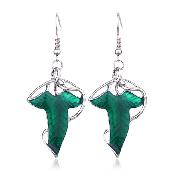 Brincos Élficos de Folhas de Lórien de O Senhor dos Anéis
