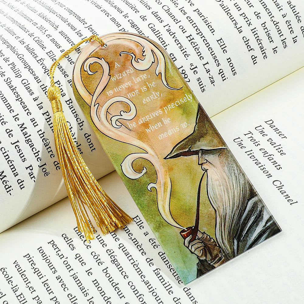Marcador de Livro O Senhor dos Anéis em Acrílico