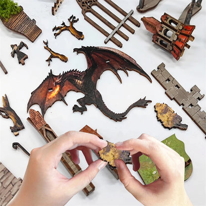 Middle-earth Valley Book Nook – The Lord of the Rings Wooden Diorama - The One Store