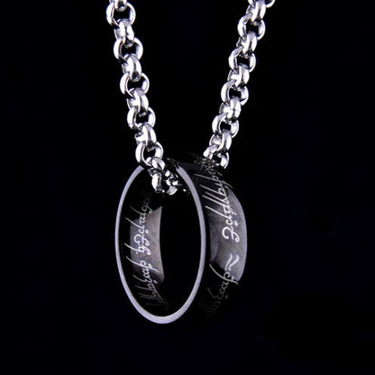 Lord of the Rings Tungsten Ring Premium Set